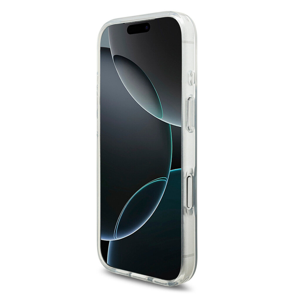 Guess Guess iPhone 17 Pro Back cover coque - Rose - MagSafe - Mirror Case With Big 4G Glittern Logo