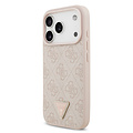 Guess Guess iPhone 17 Pro/iPhone 18 Pro Handyhülle MagSafe Crossbody-Trageband 4G dreieckiges Logo - Rosa