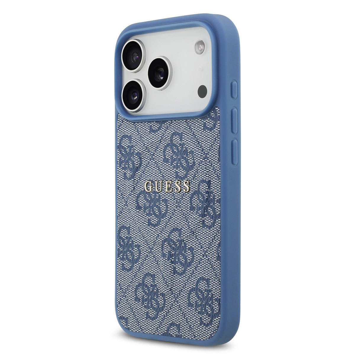 Guess Guess iPhone 17 Pro Backcover hoesje - Magsafe PU Leather - 4G Classic Logo - Blauw, foto 2 van 6