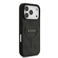Guess Guess iPhone 17 Pro/iPhone 18 Pro Handyhülle MagSafe PU-Kunstleder Klassisches 4G-Logo - Schwarz