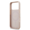 Guess Guess iPhone 17 Pro/iPhone 18 Pro Coque arrière MagSafe similicuir PU Logo 4G classique - Rose