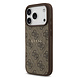 Guess Guess iPhone 17 Pro Back cover case - Magsafe PU Leather - 4G Classic Logo - Brown