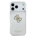 Guess Guess iPhone 17 Pro Max/iPhone 18 Pro Max Handyhülle MagSafe Spiegeloberfläche mit großem 4G-Glitzerlogo - Gold