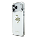 Guess Guess iPhone 17 Pro Max/iPhone 18 Pro Max Handyhülle MagSafe Spiegeloberfläche mit großem 4G-Glitzerlogo - Gold
