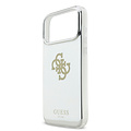 Guess Guess iPhone 17 Pro Max/iPhone 18 Pro Max Handyhülle MagSafe Spiegeloberfläche mit großem 4G-Glitzerlogo - Gold