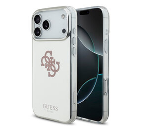 Guess Guess iPhone 17 Pro Max Back-Cover hul - MagSafe - Mirror Case With Big 4G Glittern Logo - Rosa