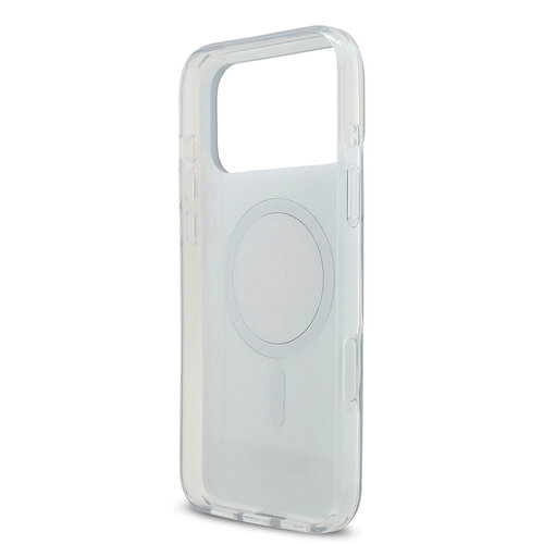Guess Guess iPhone 17 Pro Max/iPhone 18 Pro Max Handyhülle MagSafe Spiegeloberfläche mit großem 4G-Glitzerlogo - Rosa
