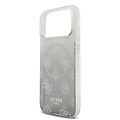 Guess Guess iPhone 17 Pro Max/iPhone 18 Pro Max Handyhülle MagSafe Pfingstrosenmotiv mit Farbverlauf und Glitzer - Schwarz