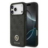 Guess Guess iPhone 17 Pro Max Backcover hoesje - MagSafe - 4G Strass Logo - Zwart
