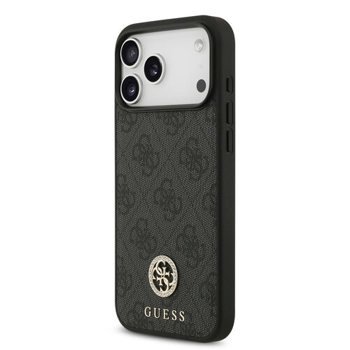 Guess Guess iPhone 17 Pro Max/iPhone 18 Pro Max Handyhülle MagSafe 4G-Logo mit Strass - Schwarz