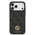 Guess Guess iPhone 17 Pro Max/iPhone 18 Pro Max Coque arrière MagSafe Logo 4G en strass - Noir