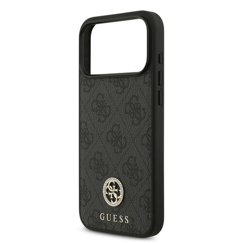 Guess Guess iPhone 17 Pro Max/iPhone 18 Pro Max Handyhülle MagSafe 4G-Logo mit Strass - Schwarz