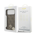 Guess Guess iPhone 17 Pro Max/iPhone 18 Pro Max Handyhülle MagSafe 4G-Logo mit Strass - Braun