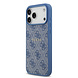 Guess Guess iPhone 17 Pro Max Back cover coque - Bleu - Magsafe PU Leather - 4G Classic Logo