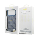 Guess Guess iPhone 17 Pro Max/iPhone 18 Pro Max Handyhülle MagSafe PU-Kunstleder Klassisches 4G-Logo - Blau