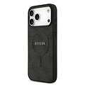 Guess Guess iPhone 17 Pro Max/iPhone 18 Pro Max Handyhülle MagSafe PU-Kunstleder Klassisches 4G-Logo - Schwarz