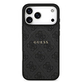 Guess Guess iPhone 17 Pro Max/iPhone 18 Pro Max Handyhülle MagSafe PU-Kunstleder Klassisches 4G-Logo - Schwarz