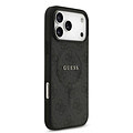 Guess Guess iPhone 17 Pro Max/iPhone 18 Pro Max Coque arrière MagSafe similicuir PU Logo 4G classique - Noir