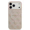 Guess Guess iPhone 17 Pro Max/iPhone 18 Pro Max Handyhülle MagSafe PU-Kunstleder Klassisches 4G-Logo - Rosa