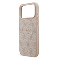 Guess Guess iPhone 17 Pro Max/iPhone 18 Pro Max Handyhülle MagSafe PU-Kunstleder Klassisches 4G-Logo - Rosa