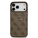 Guess Guess iPhone 17 Pro Max Back cover case - Magsafe PU Leather - 4G Classic Logo - Brown