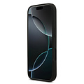 Karl Lagerfeld Karl Lagerfeld iPhone 17 Pro/iPhone 18 Pro Coque arrière Silicone liquide Logo Ikonik NFT - Noir