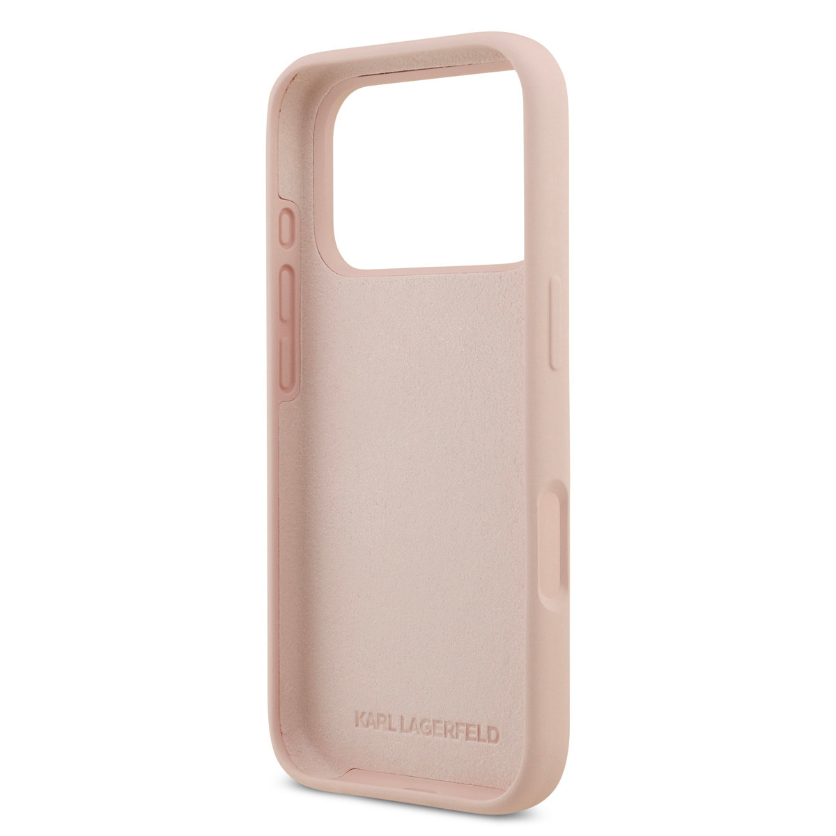 Karl Lagerfeld Karl Lagerfeld iPhone 17 Pro Backcover hoesje - Liquid Silicone - Ikonik NFT Logo - Roze, foto 6 van 6
