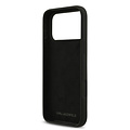 Karl Lagerfeld Karl Lagerfeld iPhone 17 Pro Max/iPhone 18 Pro Max Coque arrière Silicone liquide Logo Ikonik NFT - Noir