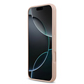 Karl Lagerfeld Karl Lagerfeld iPhone 17 Pro Max/iPhone 18 Pro Max Coque arrière Silicone liquide Logo Ikonik NFT - Rose