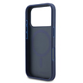 Karl Lagerfeld Karl Lagerfeld iPhone 17 Pro/iPhone 18 Pro Coque arrière MagSafe Monogramme KL - Bleu marine