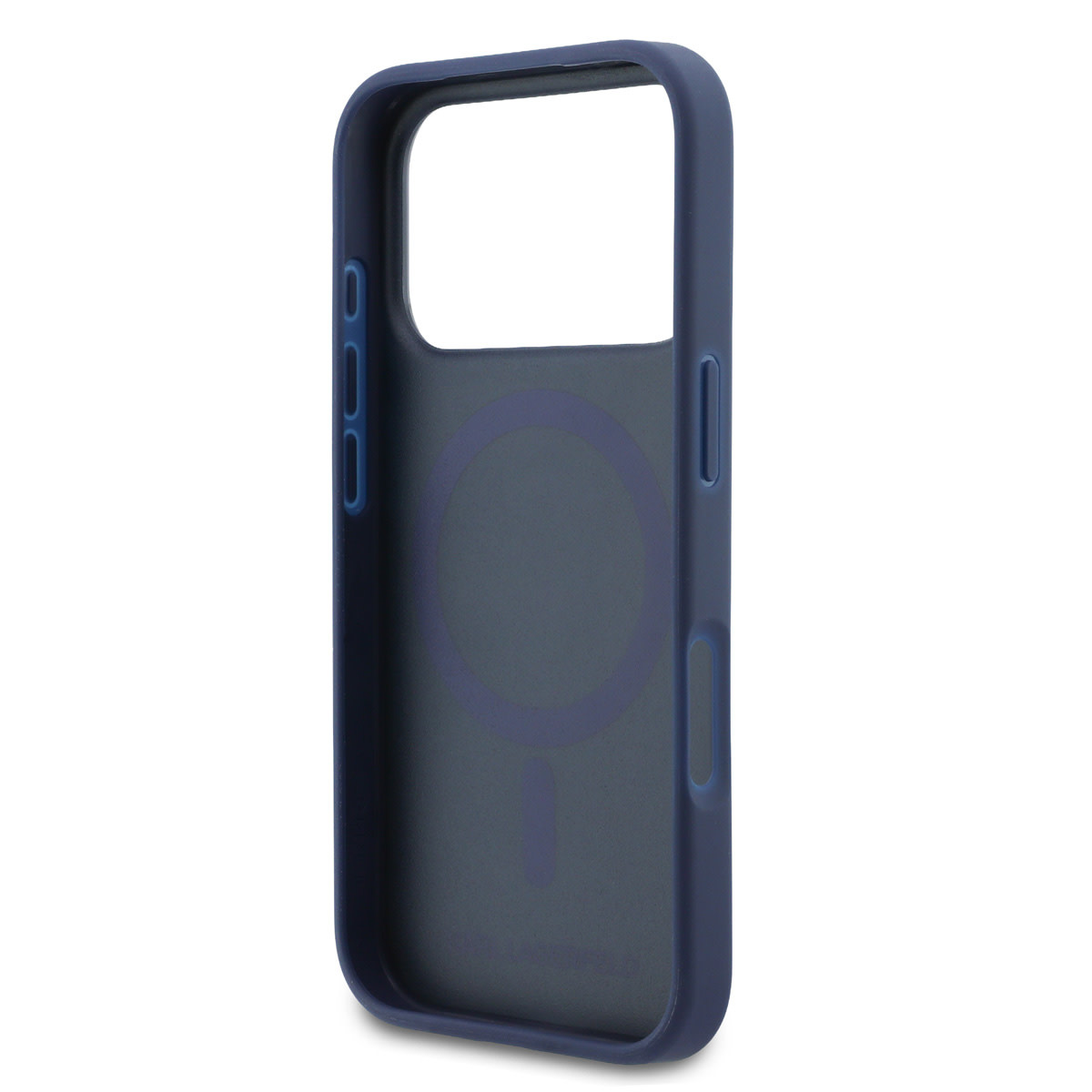 Karl Lagerfeld Karl Lagerfeld iPhone 17 Pro Backcover hoesje - MagSafe - KL Monogram - Navy, foto 6 van 6