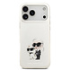 Karl Lagerfeld Karl Lagerfeld iPhone 17 Pro Max Back-Cover hul - MagSafe IML - Aquarelle Karl & Choupette - Weiß