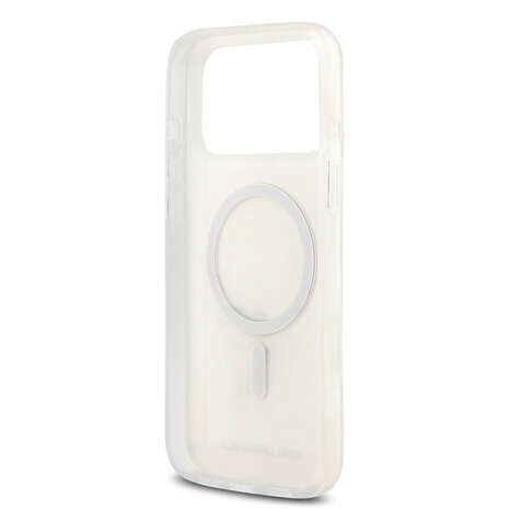 Karl Lagerfeld Karl Lagerfeld iPhone 17 Pro Max Back-Cover hul - MagSafe IML - Aquarelle Karl & Choupette - Weiß