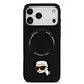 Karl Lagerfeld Karl Lagerfeld iPhone 17 Pro Max Back-Cover hul - Magsafe - Karl Head Pin - Schwarz Karl Lagerfeld Karl Lagerfeld iPhone 17 Pro Max Back-Cover hul - Magsafe - Karl Head Pin - Schwarz