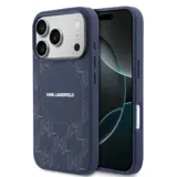 Karl Lagerfeld Karl Lagerfeld iPhone 17 Pro Max Back-Cover hul - MagSafe - KL Monogram - Navy