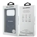 Karl Lagerfeld Karl Lagerfeld iPhone 17 Pro Max/iPhone 18 Pro Max Coque arrière MagSafe Monogramme KL - Bleu marine