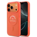 Karl Lagerfeld Karl Lagerfeld iPhone 17 Pro Max/iPhone 18 Pro Max Coque arrière MagSafe Logo Karl RSG - Orange