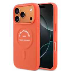 Karl Lagerfeld iPhone 17 Pro Max/iPhone 18 Pro Max Backcover-Hülle - MagSafe - Karl-RSG-Logo - Marineblau