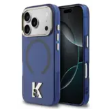 Karl Lagerfeld Karl Lagerfeld iPhone 17 Pro Max Back-Cover hul - MagSafe IML Case With Karl Head Logo - Gold Edge - Navy