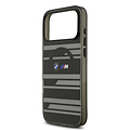 BMW BMW iPhone 17 Pro Max/iPhone 18 Pro Max Coque arrière MagSafe IML Motif à lignes - Noir