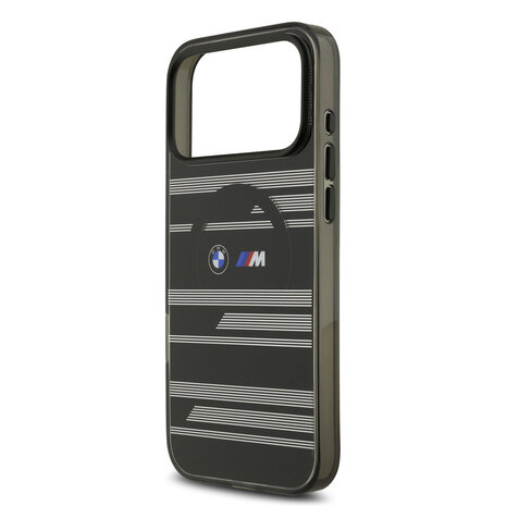 BMW BMW iPhone 17 Pro Max Back cover case - MagSafe IML Case - Line Designs - Black