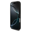 BMW BMW iPhone 17 Pro/iPhone 18 Pro Coque arrière MagSafe Kevlar imprimé tricolore logos métalliques - Noir