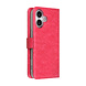 TUNIQ TUNIQ iPhone 17 Book type case - Card holder for 3 cards - Magnetic closure - Hanger - Hot Pink