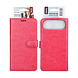 TUNIQ TUNIQ iPhone 17 Air Book type case - Card holder for 3 cards - Magnetic closure - Hanger - Hot Pink