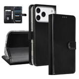 TUNIQ TUNIQ iPhone 17 Pro Max Book type housse - Noir - Porte-cartes pour 3 cartes - Fermeture magnétique - Cintre TUNIQ TUNIQ iPhone 17 Pro Max Book type housse - Noir - Porte-cartes pour 3 cartes - Fermeture magnétique - Cintre