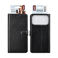 TUNIQ TUNIQ iPhone 17 Pro Max/iPhone 18 Pro Max Étui à rabat Porte-cartes pour 3 cartes Fermeture magnétique Pendentif - Noir
