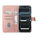 TUNIQ TUNIQ iPhone 17 Pro Max Book Case hoesje - Pasjeshouder voor 3 pasjes - Magneetsluiting - Hanger - Rose Gold TUNIQ TUNIQ iPhone 17 Pro Max Book Case hoesje - Pasjeshouder voor 3 pasjes - Magneetsluiting - Hanger - Rose Gold