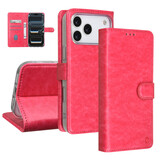 TUNIQ TUNIQ iPhone 17 Pro Max Book-Case hul - Kartenhalter für 3 Karten - Magnetverschluss - Aufhänger - Hot Pink