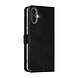 TUNIQ TUNIQ Galaxy A07 Book type case - Card holder for 3 cards - Magnetic closure - Hanger - Black