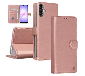 TUNIQ TUNIQ Galaxy A07 Book type housse - Rose Gold - Porte-cartes pour 3 cartes - Fermeture magnétique - Cintre
